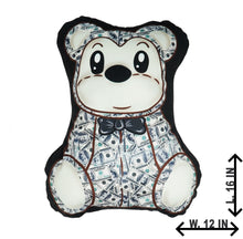 Load image into Gallery viewer, Money Bear Pillow - EVERYDAYDAYS Snow Tha Product merch