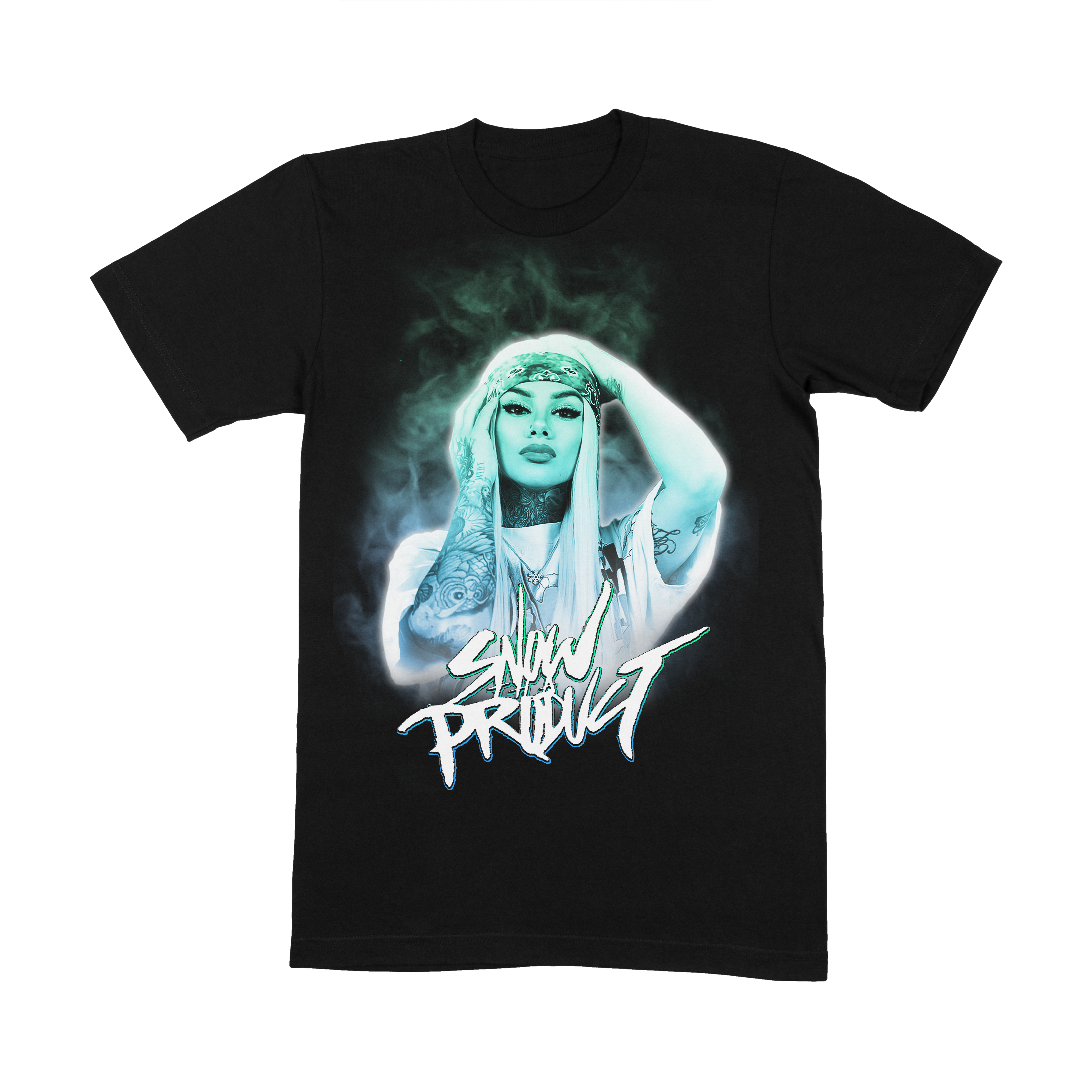 SnowWorld Tシャツ肖像Ver Snow Tha Product Shirt (Green & Blue) – EVERYDAYDAYS