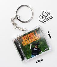 Load image into Gallery viewer, Before I Crashout Mini CD Keychain w/ Tap to Download Album