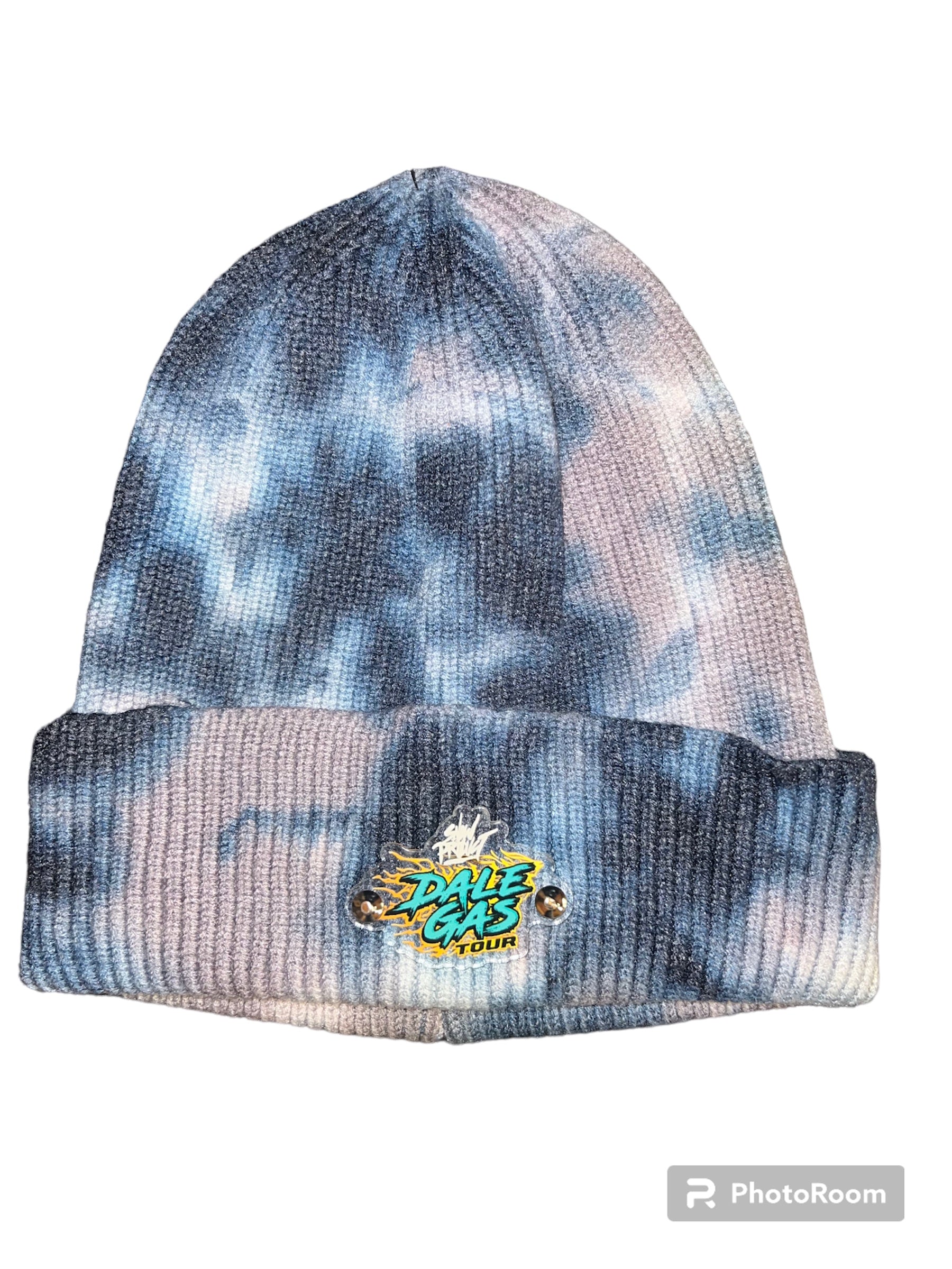 Snow Tha Product x Dale Gas Tour Die-Cut Emblem Beanie - EVERYDAYDAYS Snow Tha Product merch