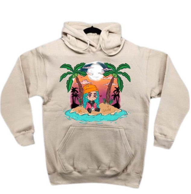 Tulum Sand Hoodie | Snow Tha Product - EVERYDAYDAYS Snow Tha Product merch