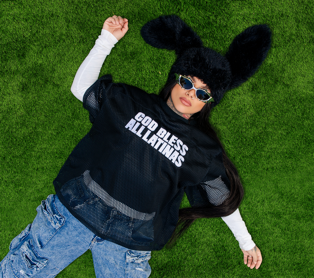 GOD BLESS ALL LATINAS JERSEY