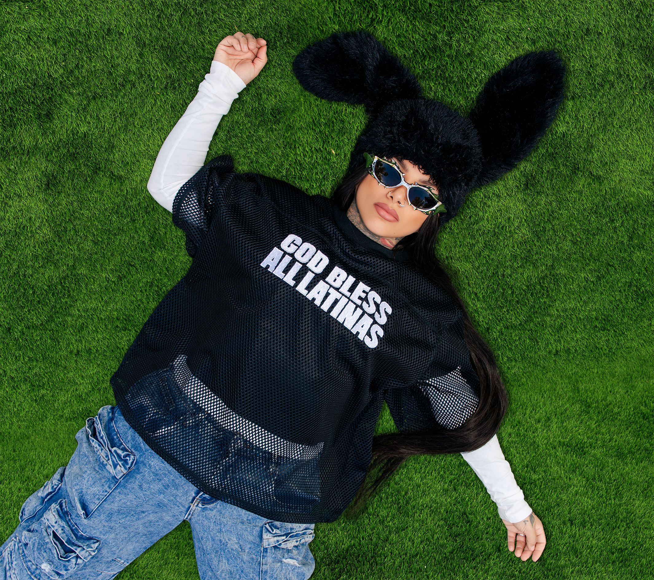 GOD BLESS ALL LATINAS JERSEY