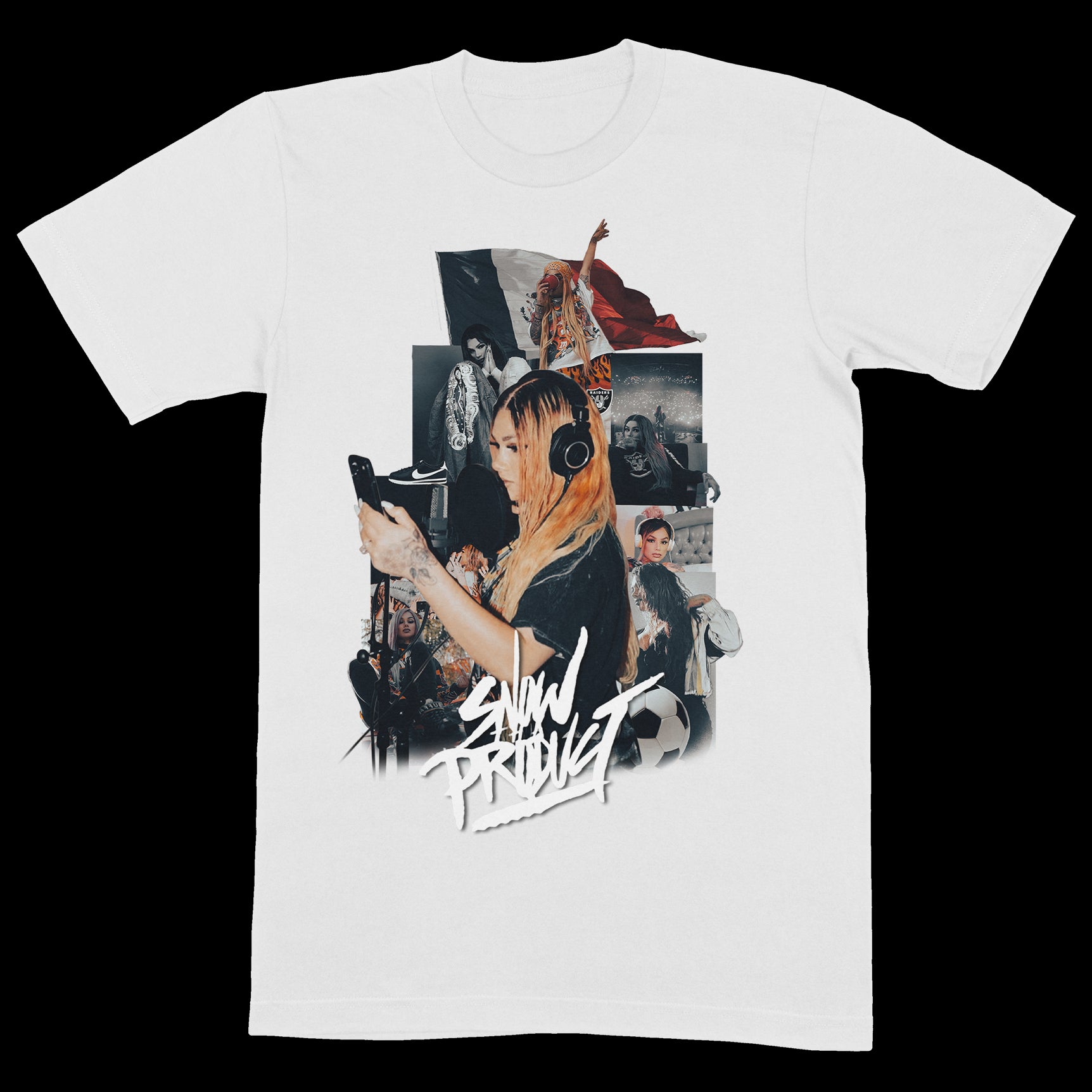 Snow Tha Product Montage Shirt - EVERYDAYDAYS Snow Tha Product merch