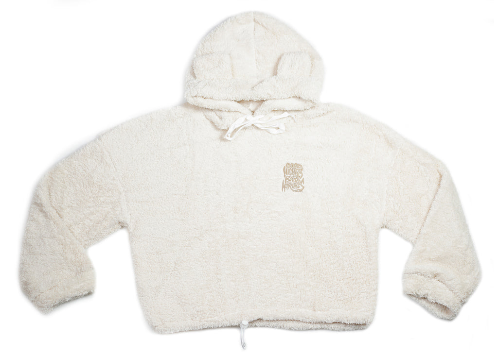 Good Nights & Bad Mornings Tour Cropped Osito Hoodie - EVERYDAYDAYS Snow Tha Product merch