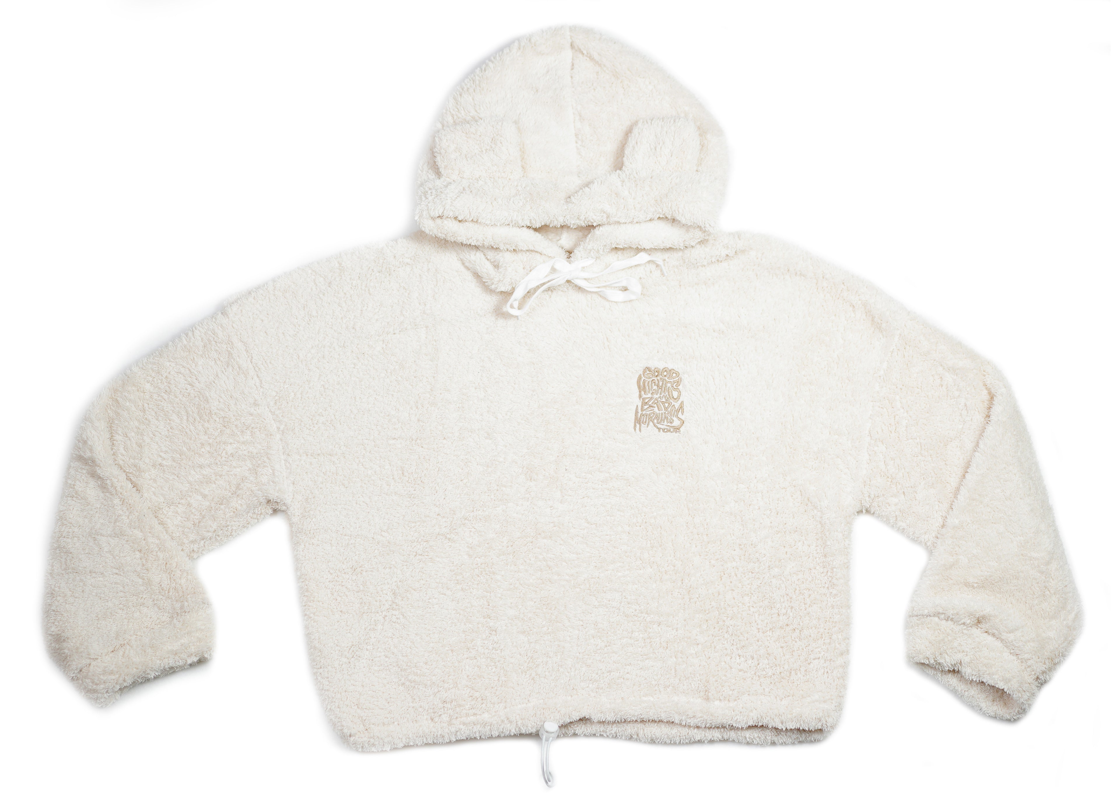 Good Nights & Bad Mornings Tour Cropped Osito Hoodie - EVERYDAYDAYS Snow Tha Product merch