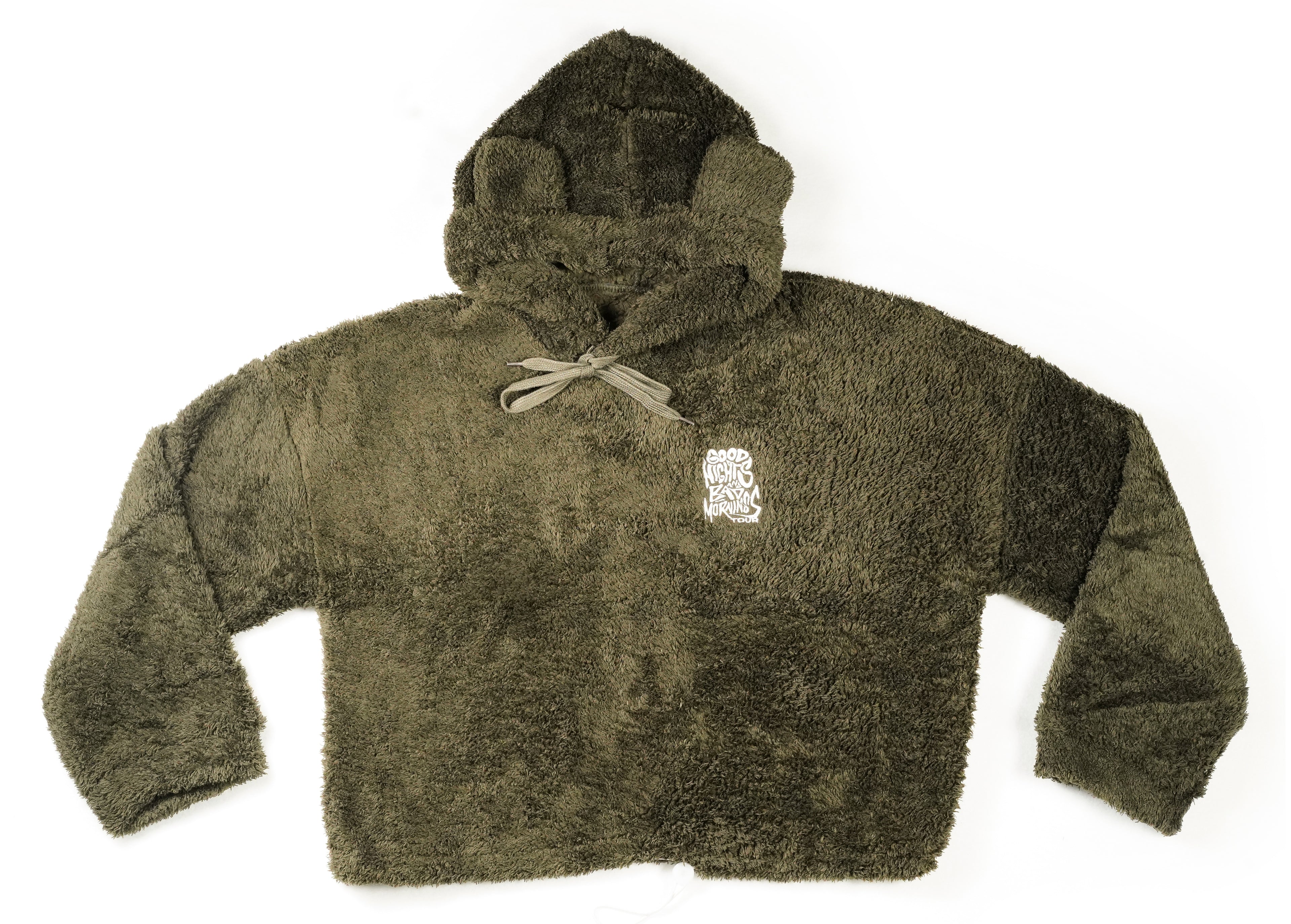 Good Nights & Bad Mornings Tour Cropped Osito Hoodie - EVERYDAYDAYS Snow Tha Product merch