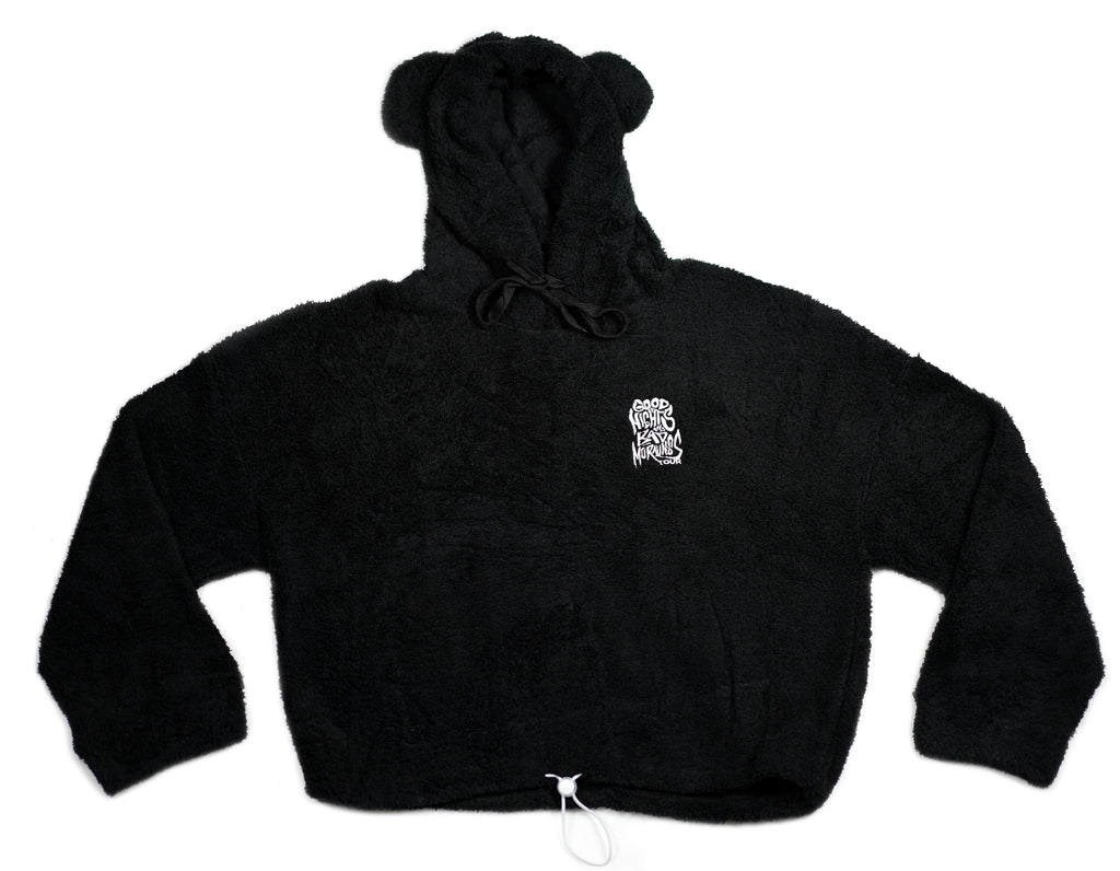Good Nights & Bad Mornings Tour Cropped Osito Hoodie - EVERYDAYDAYS Snow Tha Product merch