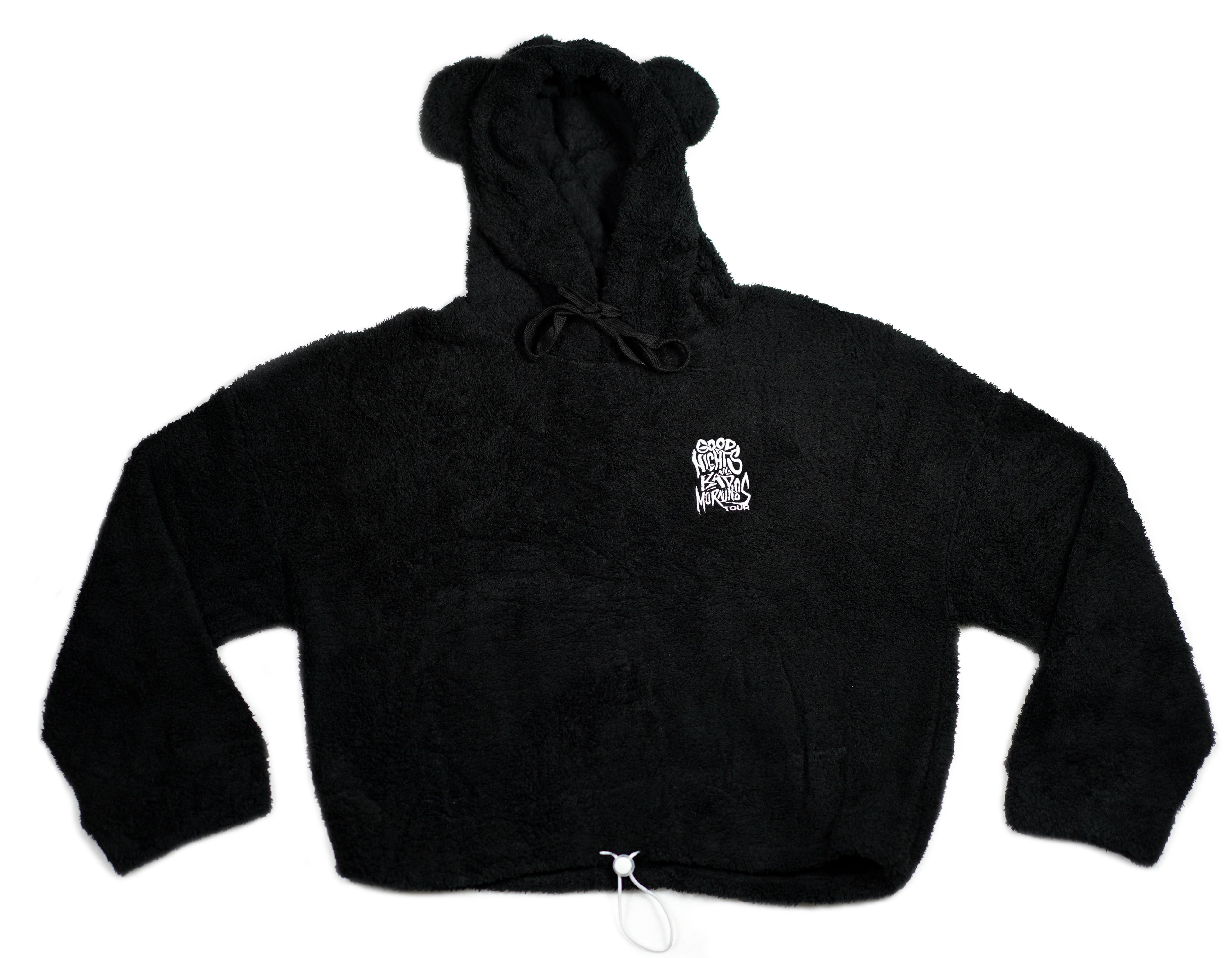 Good Nights & Bad Mornings Tour Cropped Osito Hoodie - EVERYDAYDAYS Snow Tha Product merch