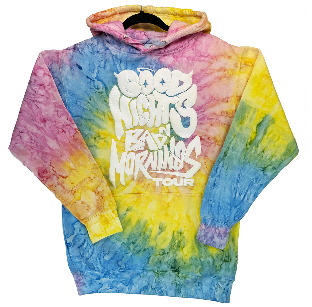 Summer Rain Tie Dye GNBM Hoodie - EVERYDAYDAYS Snow Tha Product merch