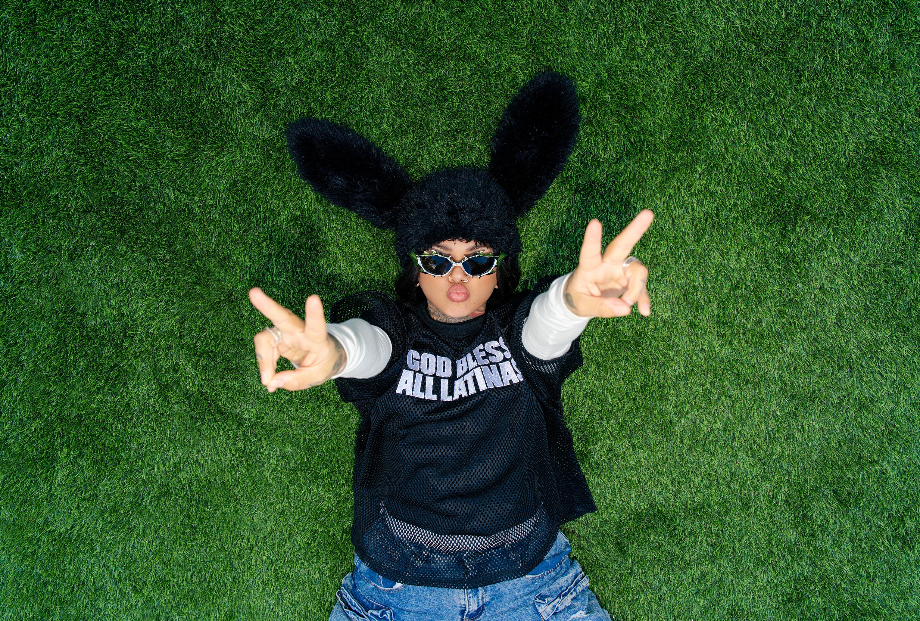 GOD BLESS ALL LATINAS JERSEY