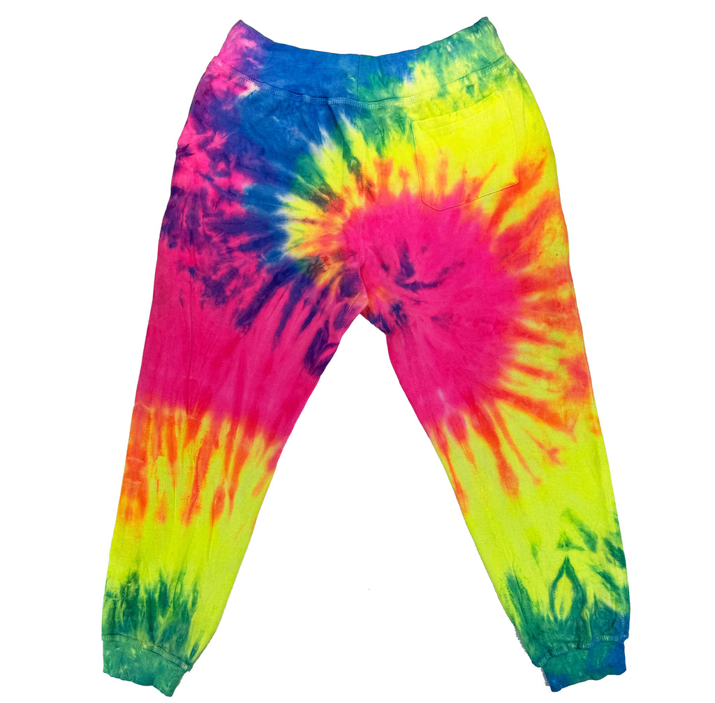 Neon Tie Dye GNBM Tour Joggers - EVERYDAYDAYS Snow Tha Product merch