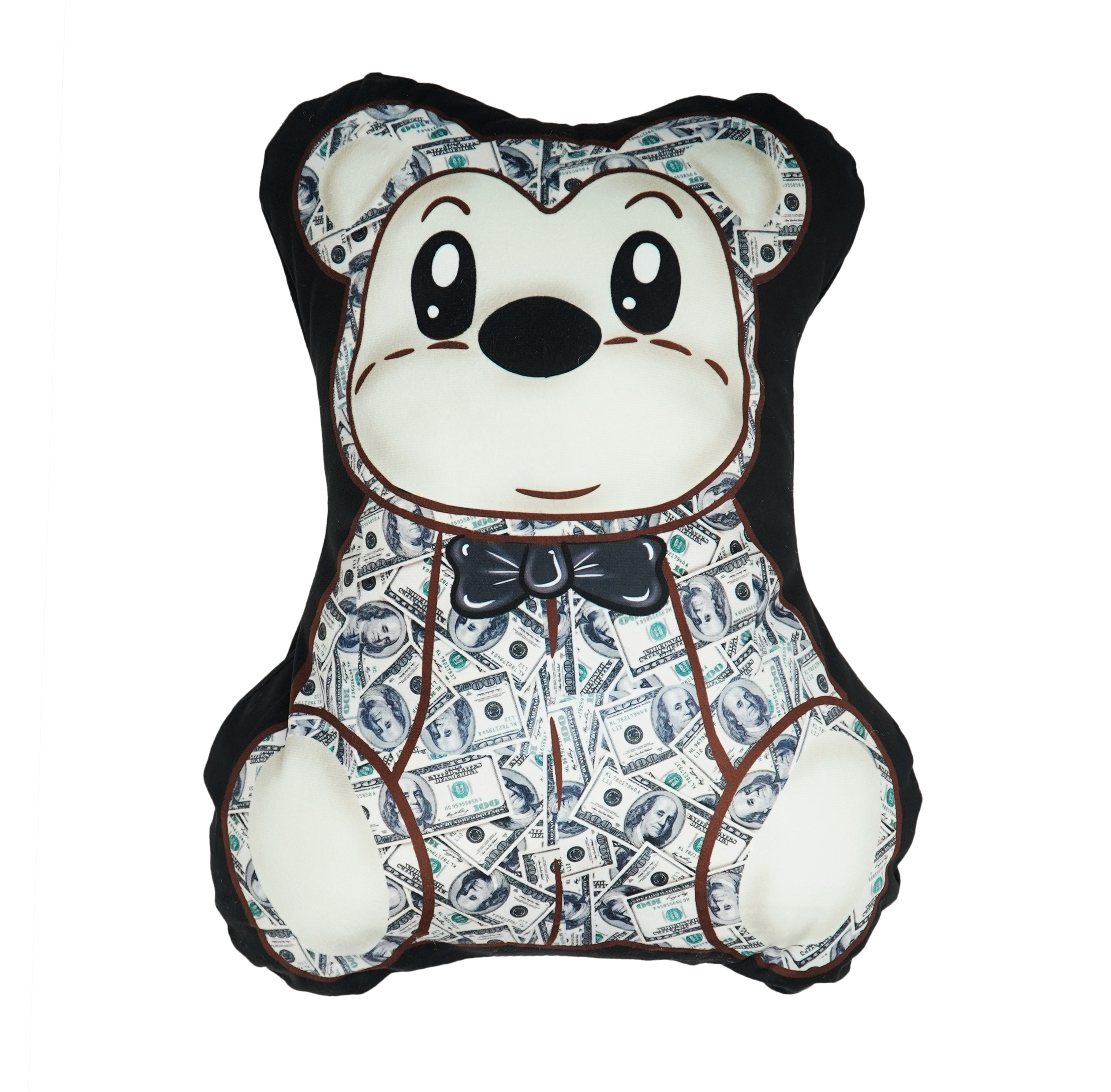Money Bear Pillow - EVERYDAYDAYS Snow Tha Product merch