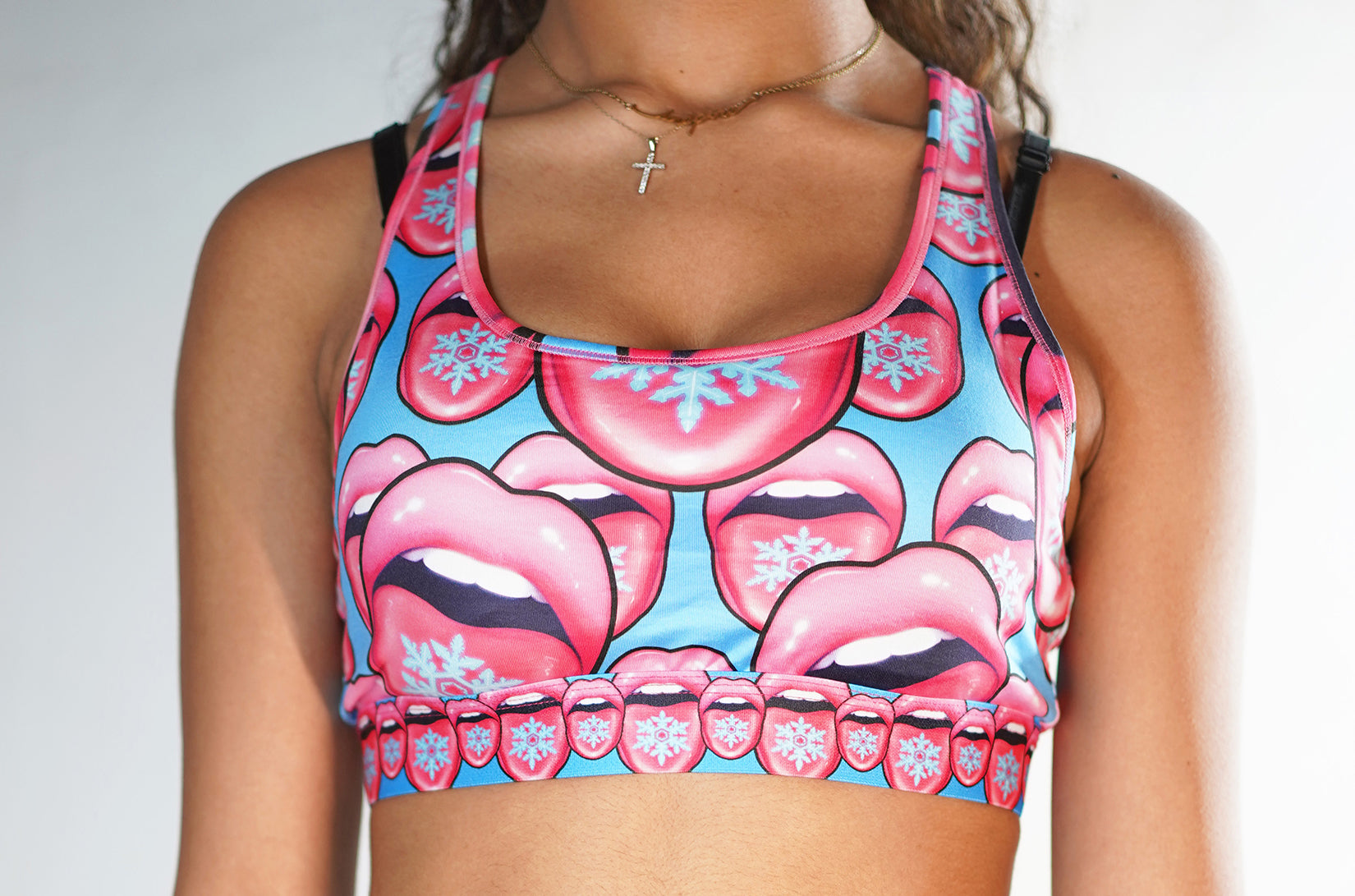 Nieve Sports Bra - EVERYDAYDAYS Snow Tha Product merch
