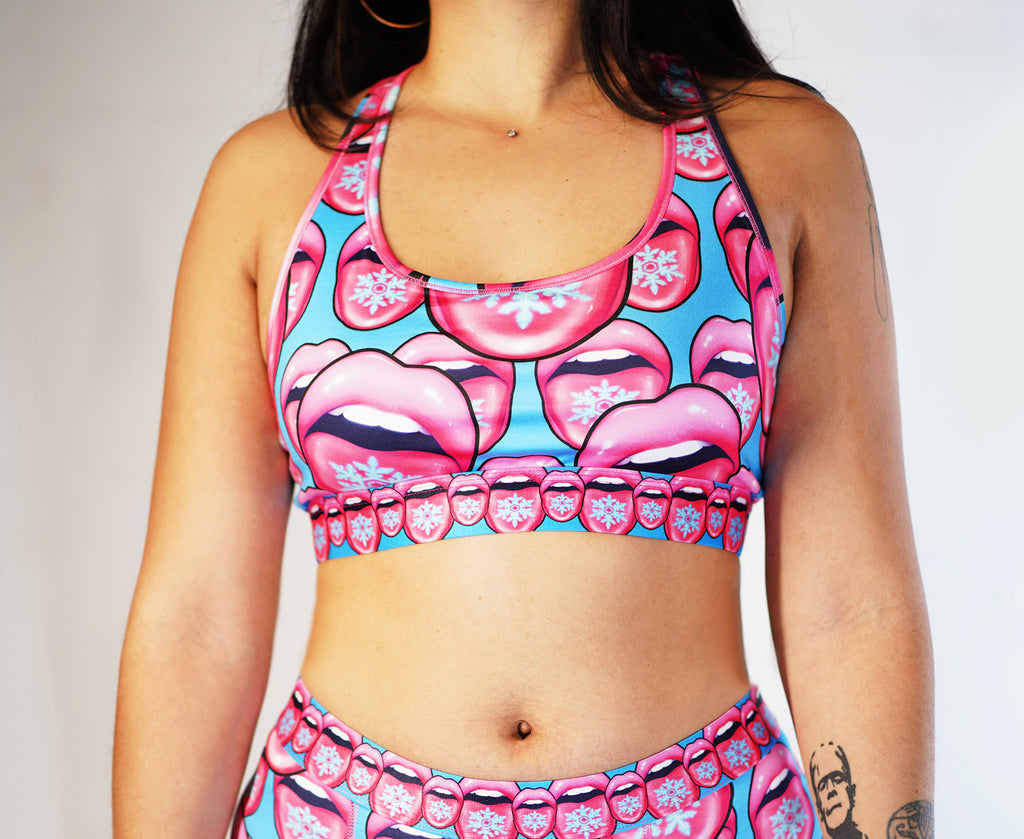 Nieve Sports Bra - EVERYDAYDAYS Snow Tha Product merch
