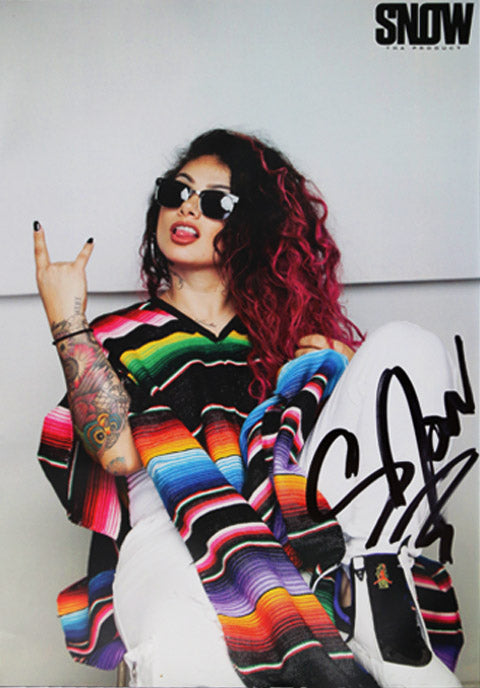 2 ft x 3 ft Snow Tha Product Poster [AUTOGRAPHED] - EVERYDAYDAYS Snow Tha Product merch