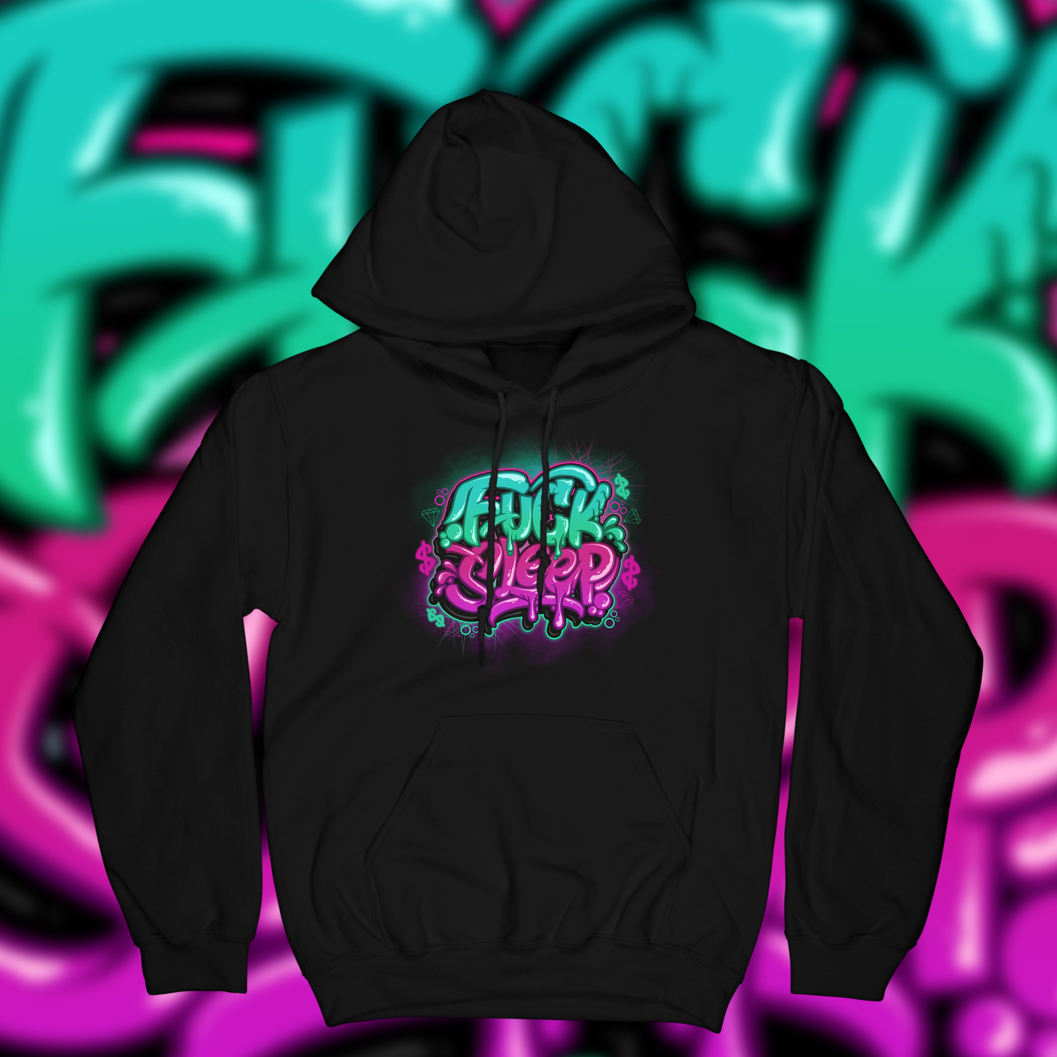 Fuck Sleep Hoodie - EVERYDAYDAYS Snow Tha Product merch