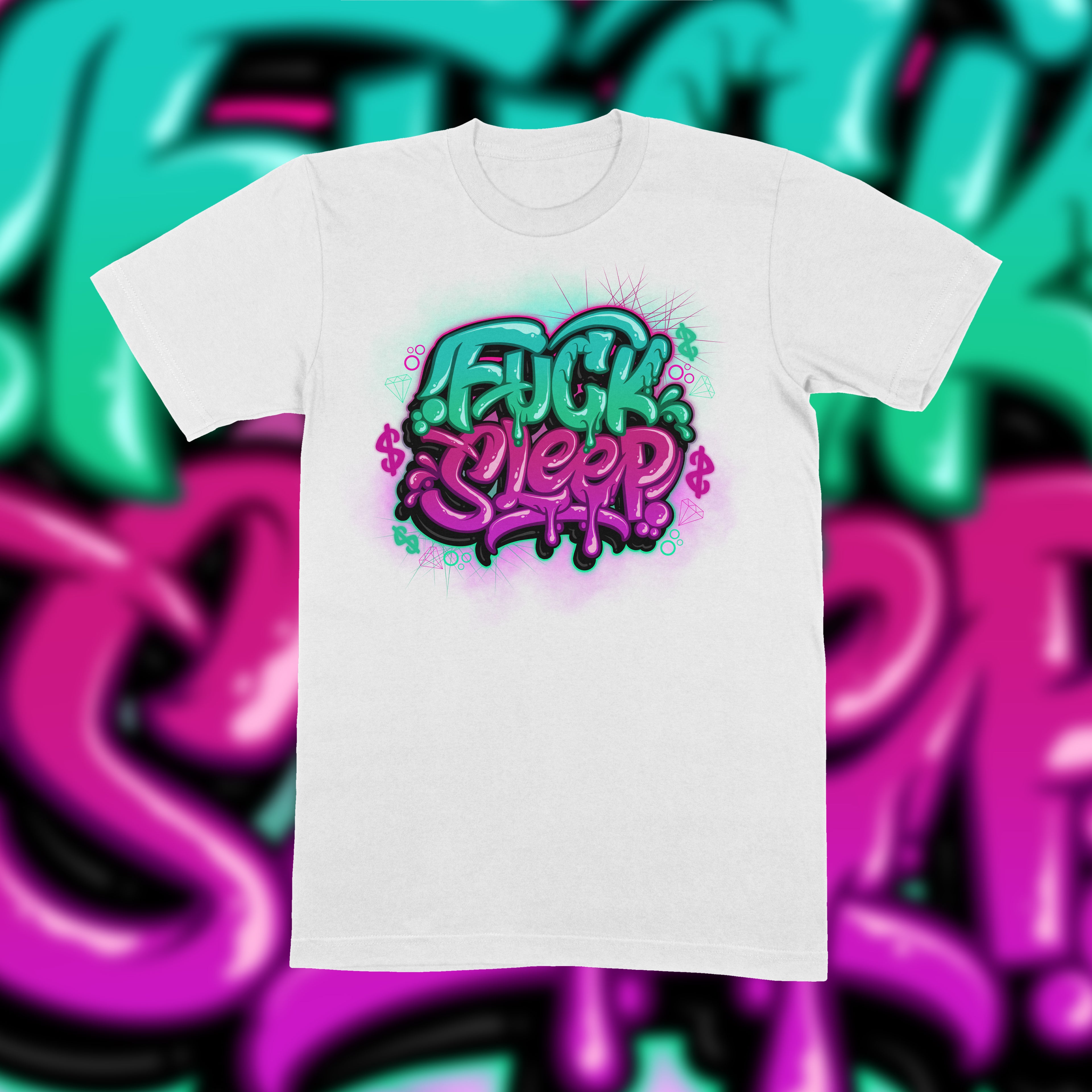 Fuck Sleep T-Shirt - EVERYDAYDAYS Snow Tha Product merch
