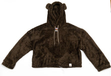 Load image into Gallery viewer, Que Oso Bear Hoodie Olive