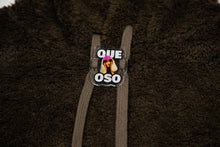 Load image into Gallery viewer, Que Oso Bear Hoodie Olive