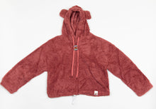 Load image into Gallery viewer, Que Oso Bear Hoodie Blush