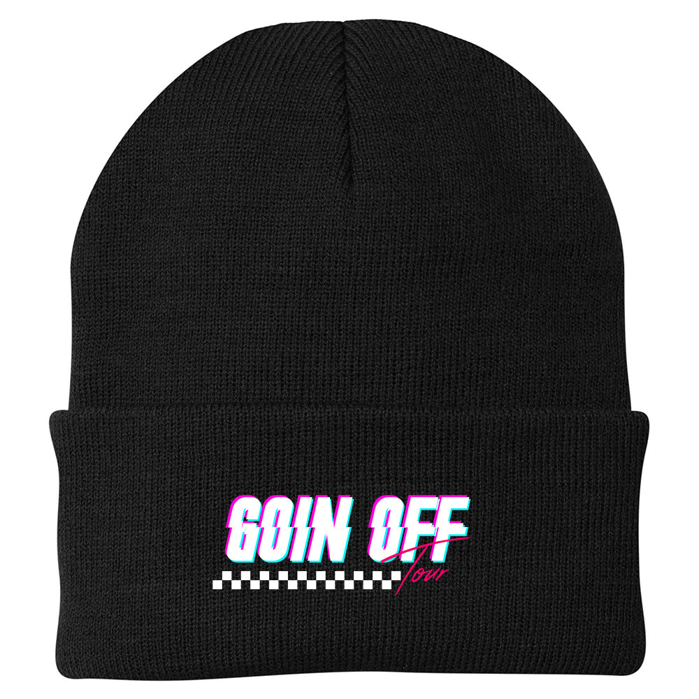 Goin Off Tour Beanie - EVERYDAYDAYS Snow Tha Product merch