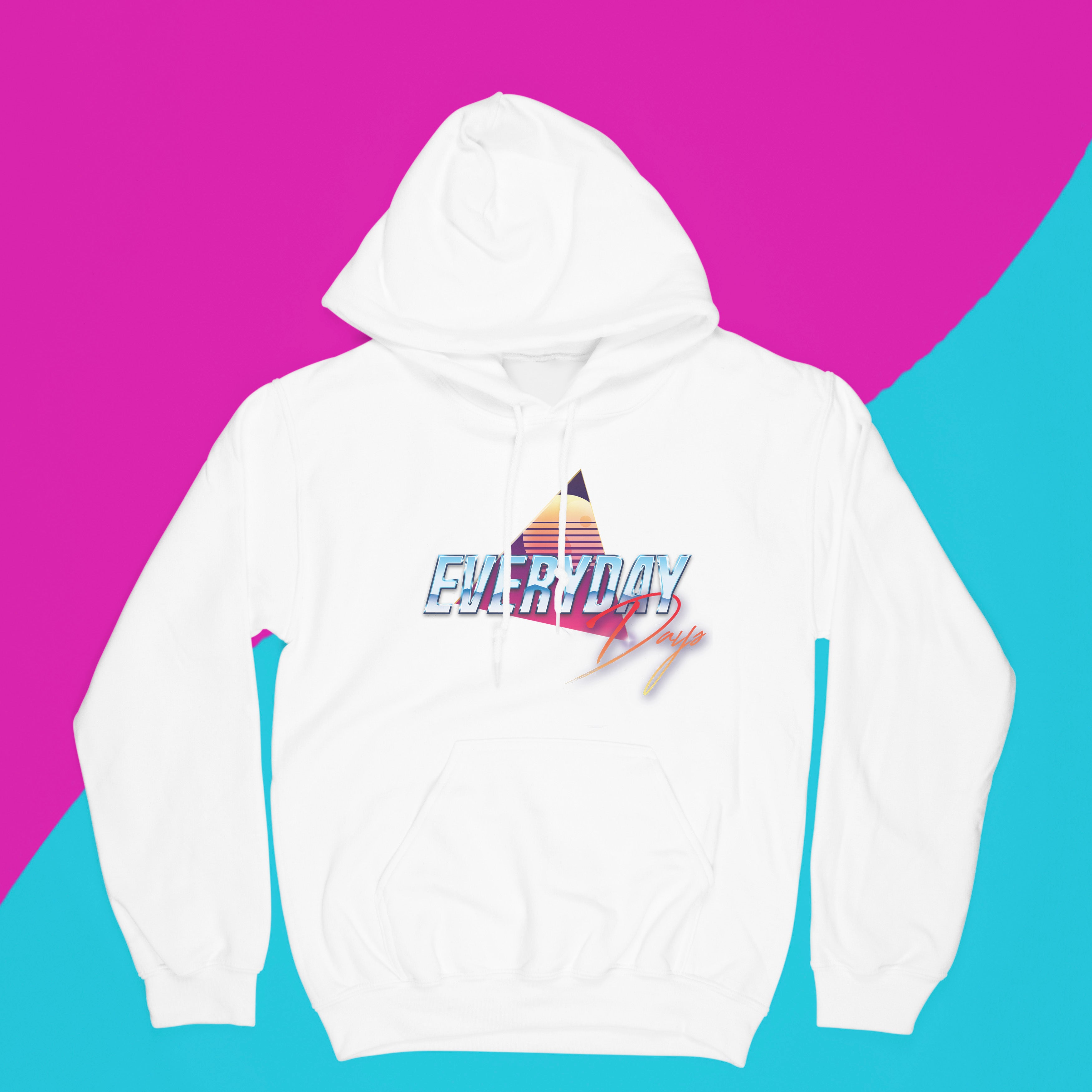 EVERYDAYDAYS RETRO LOGO HOODIE - EVERYDAYDAYS Snow Tha Product merch