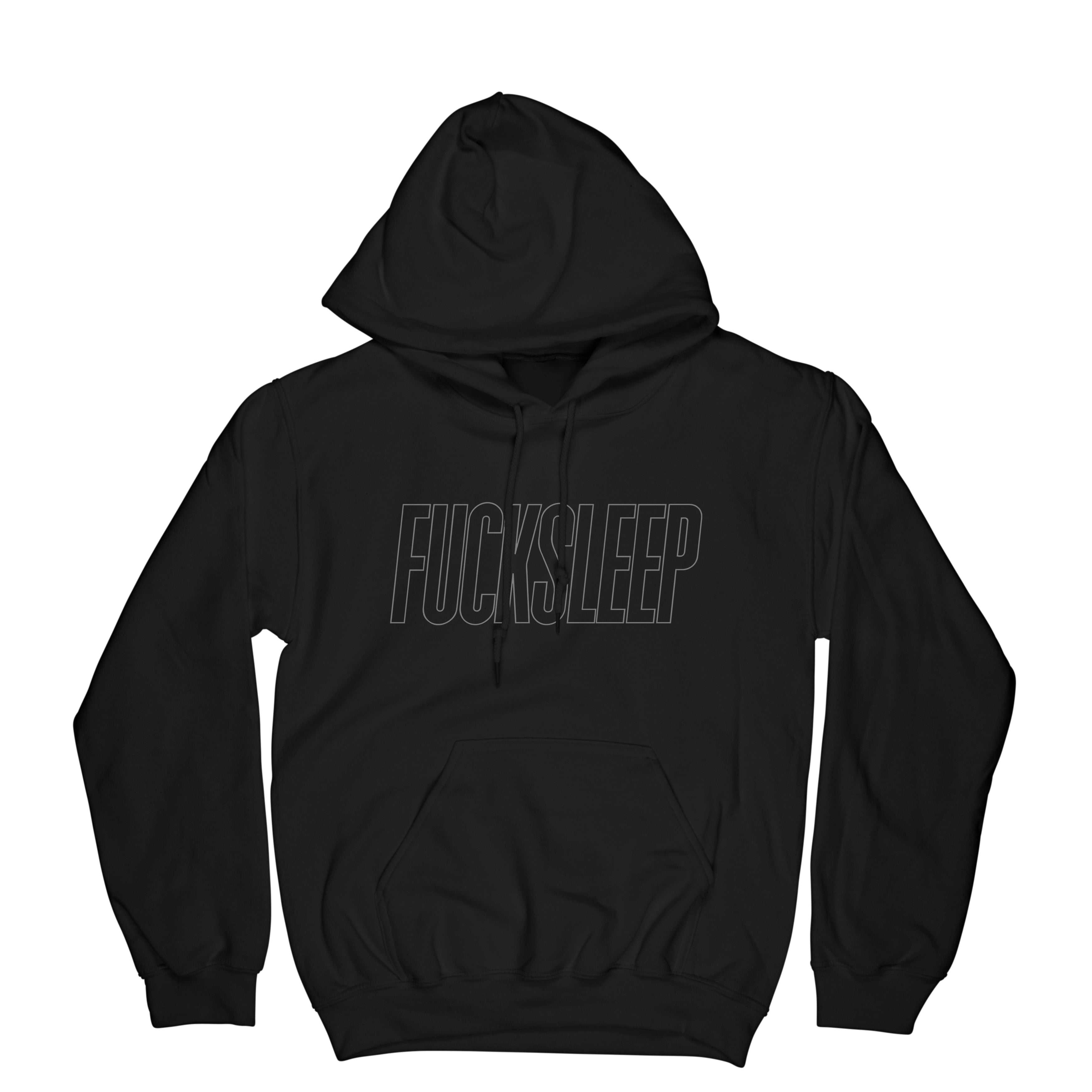 Fuck Sleep Hoodie (Black-Reflective) – EVERYDAYDAYS