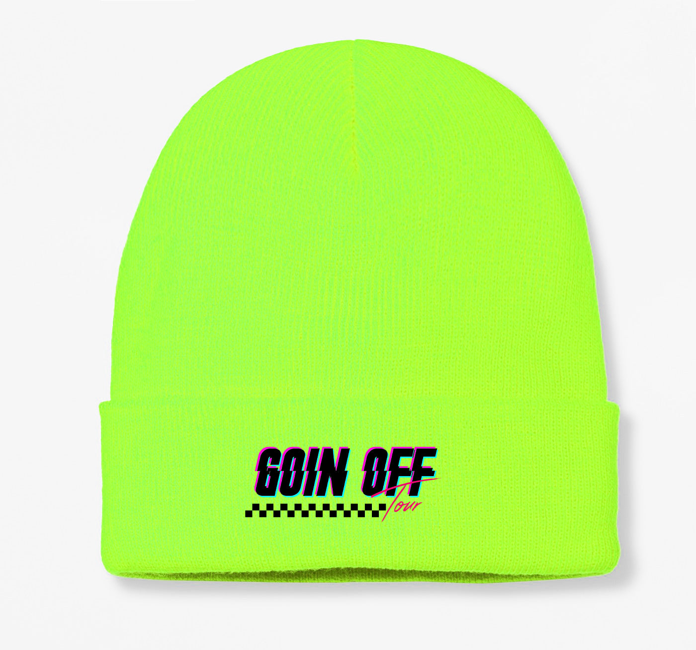 Goin Off Tour Beanie - EVERYDAYDAYS Snow Tha Product merch