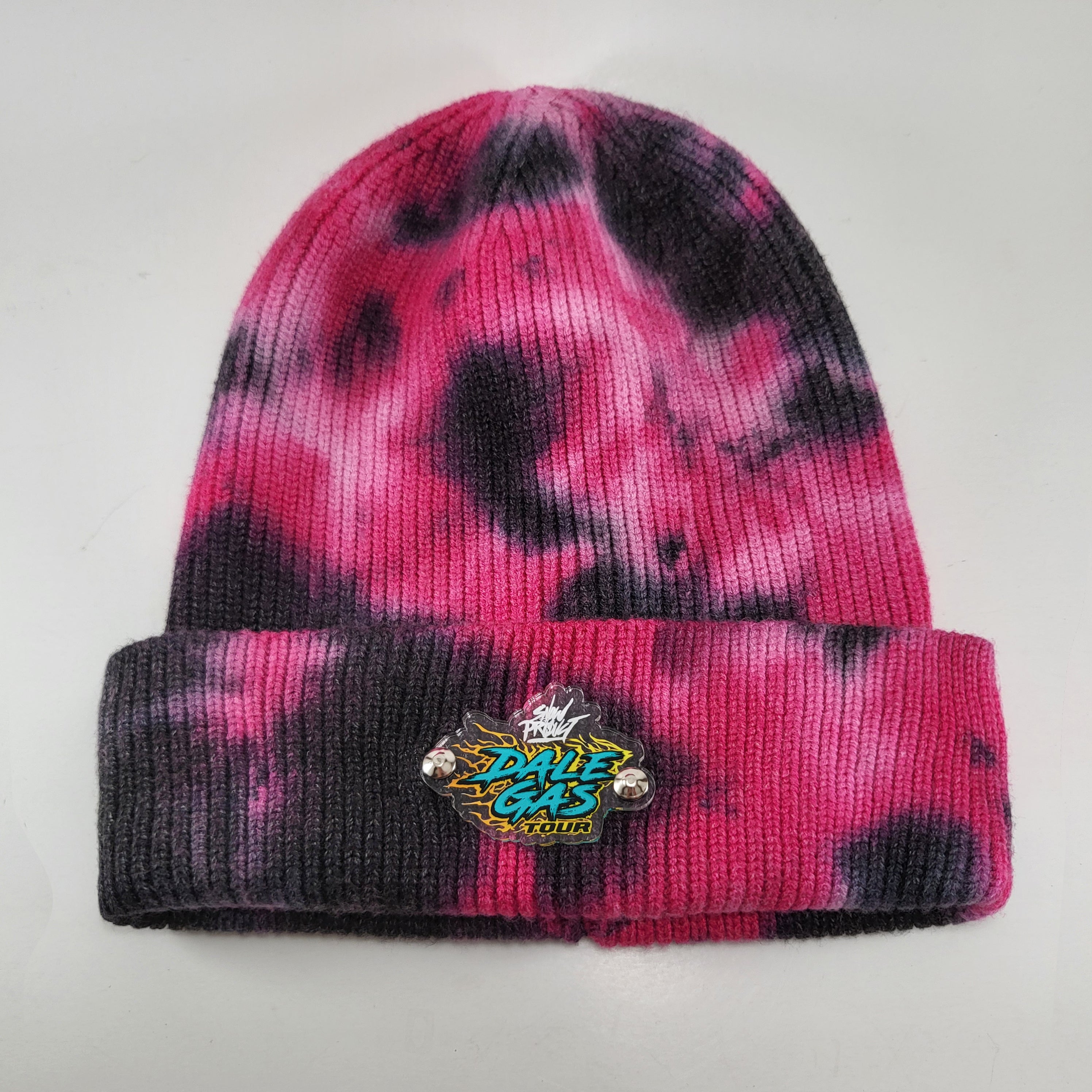 Snow Tha Product x Dale Gas Tour Die-Cut Emblem Beanie - EVERYDAYDAYS Snow Tha Product merch